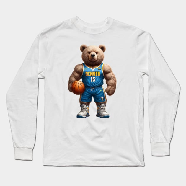 Denver Nuggets Long Sleeve T-Shirt by Americansports